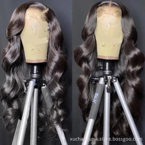 150 180 Density 13X6 Raw Unprocessed Cuticle Aligned Lace Wig For Women Cambodian Virgin Hair 100% Human Hair Lace Front Wigs